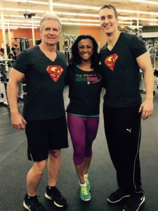 With our coach, Tanji Johnson after a "posing" class.